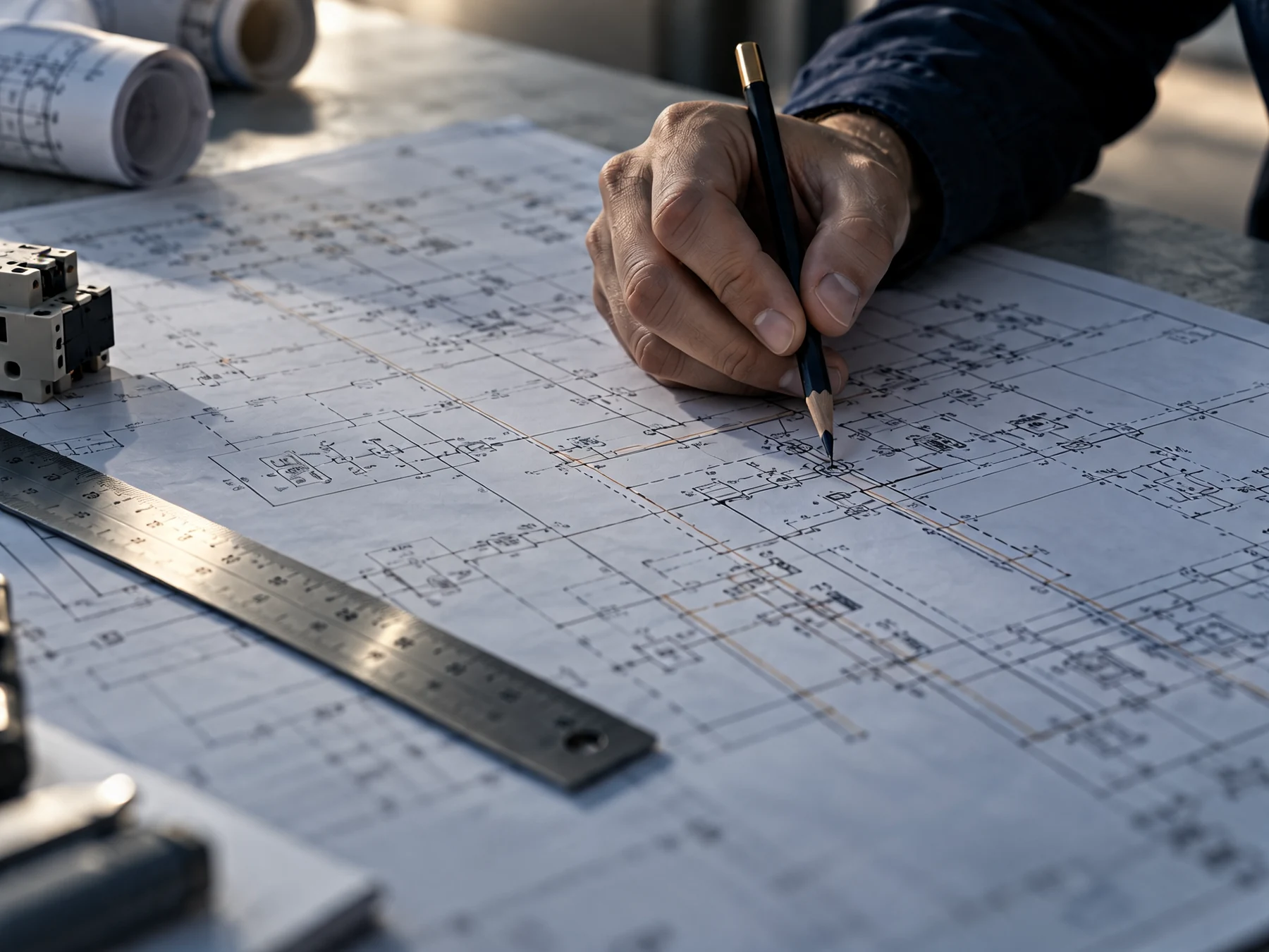 Detailed review of an electrical package drawing